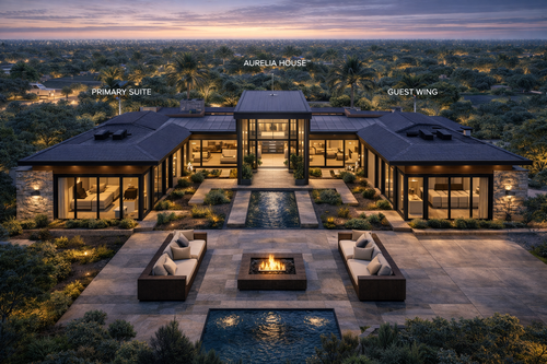 Digital architectural concept design for custom house plans, renovation layouts, tiny homes, cabins, barndominiums, rental properties, and dream home planning.